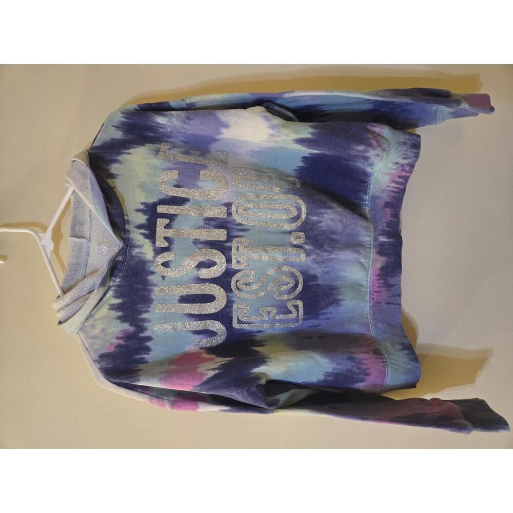 Justice Girls Tie-Dye Hoodie Sweatshirt